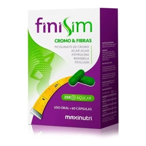 FiniSim Cromo & Fibras Zero Açúcar com 60 Cápsulas Maxinutri
