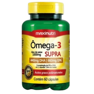 Ômega 3 Supra Maxinutri 1000mg 60 Cápsulas