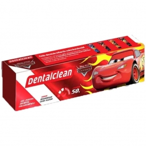 Gel Dental Dentalclean Morango Carros com Flúor 50g