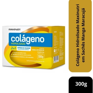 COLAGENO HIDROLISA PO SACHE 2 EM 1 MANGA E MARACUJA 10 G x 30