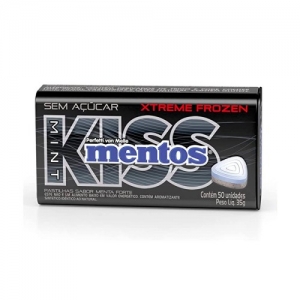 Refrescância Congelante em Bolinhas – Mentos Kiss Frozen