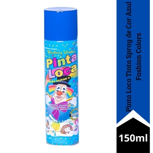 Pinta Loca Tinta Spray de Cor Azul Fashion Colors 150ml