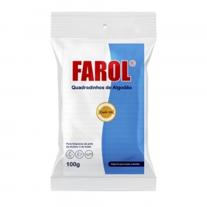 Farol Algodão Quadrado Ultra Macio 100g