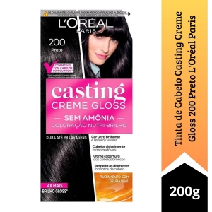 Tinta de Cabelo Casting Creme Gloss 200 Preto L\'Oréal Paris
