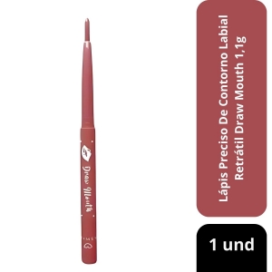 Lápis Preciso De Contorno Labial Retrátil Draw Mouth 1,1g