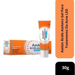 Azelan Ácido Azelaico Gel Para Tratamento Da Acne LEO 30g