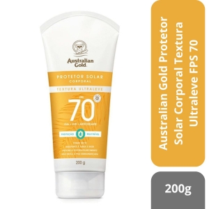 Protetor Solar Corporal Gel Creme Australian Gold Fps70 200g
