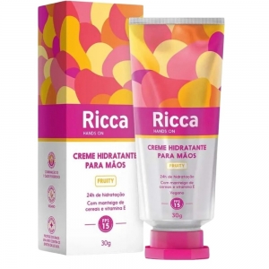 Creme Hidratante para Mãos Ricca Fruity FPS15