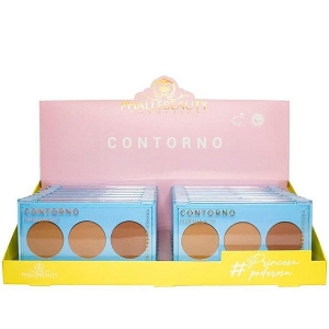 Paleta de Contorno Phállebeauty PH0320 – Caixa com 16 unidades de 12 g