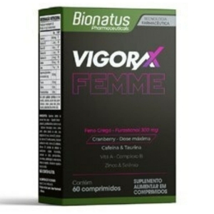 Suplemento Alimentar Vigorax Femme Contendo 60 Comprimidos