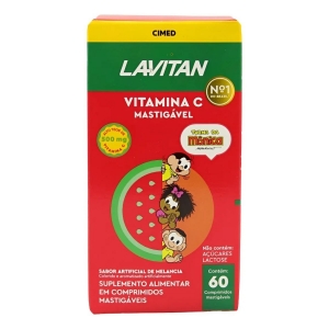 Lavitan Vitamina C Mastigável Sabor Melancia 60 Comp. Cimed Sabor:Melancia