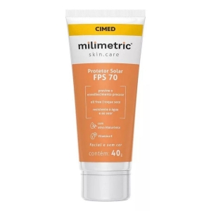 Protetor Solar Milimetric Contra Envelhecimento Fps 70 40g
