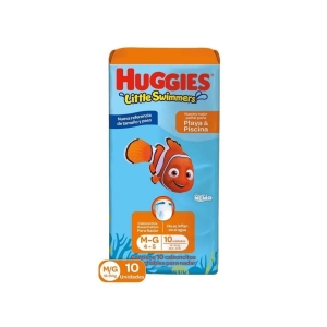 Huggies Little Swimmers M/G – Fralda Piscina e Praia, 10 Unidades