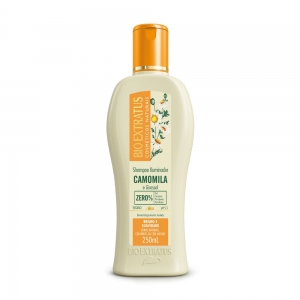 Shampoo Bio Extratus Camomila 250ml – Clareamento Suave e Brilho Natural