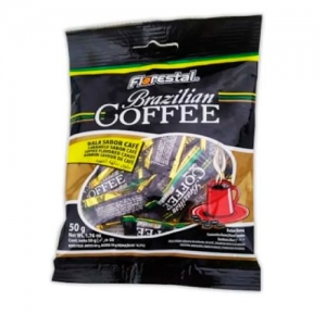 Bala Brazilian Coffee Florestal Pacote com 14 Unidades 50g