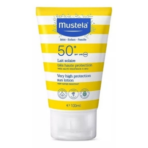 Protetor Solar Mustela Loção Infantil E Adulto Fps 50 100ml