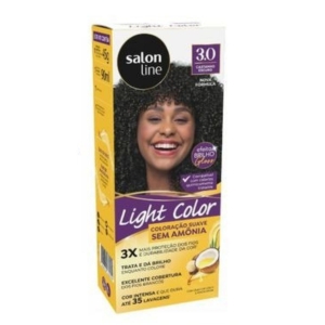 Tinta Light Color Sem Amônia 3.0 Castanho Escuro Salon Line