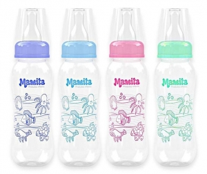Kit com 12 Mamadeiras Decoradas 240ml – Menino e Menina Colorido