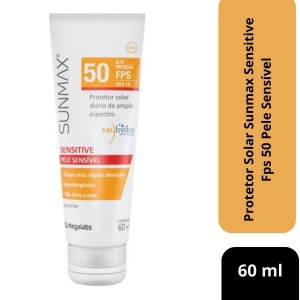 Protetor Solar Sunmax Sensitive Fps 50 Pele Sensível 60ml