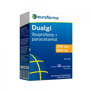 Dualgi Max – Combinação Potente de 200 mg + 500 mg (12 Comprimidos)
