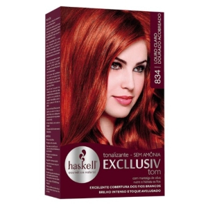 Tonalizante Haskell 487 – Castanho Claro Acobreado Intenso