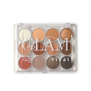 Paleta Glam 12 Sombras Vivai – Cores Versáteis e Alta Pigmentação