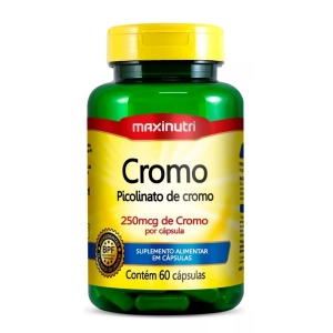 Suplemento Alimentar de Picolinato de Cromo Maxinutri - 60 Cápsulas