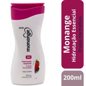 Loção Hidratante Monange Frutas Vemelhas  200Ml