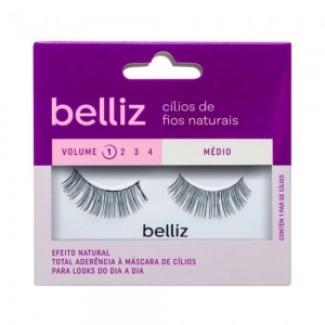 Cílios Postiços Belliz Hair Line 103 Natural Glam