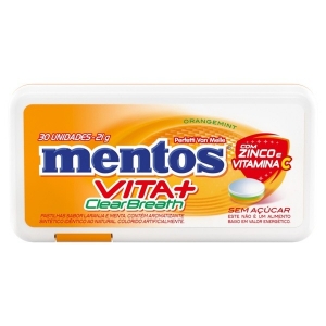 Mentos Vita+ Com Vitaminas – Sabor Refrescante em Pastilhas Funcionais