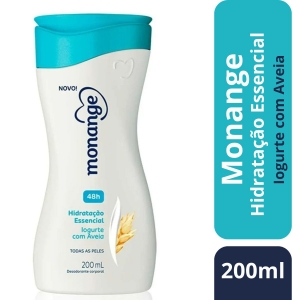 Hidratante Corporal Monange Vida Ativa Iogurte Com Aveia 200ml