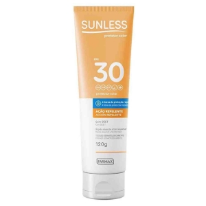 Protetor Solar Sunless FPS30  Ação Repelente 120g