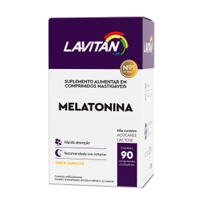 Melatonina Lavitan Maracujá 90 Comprimidos