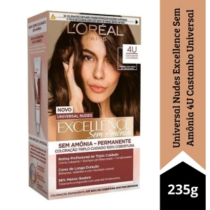 Universal Nudes Excellence Sem Amônia 4U Castanho Universal