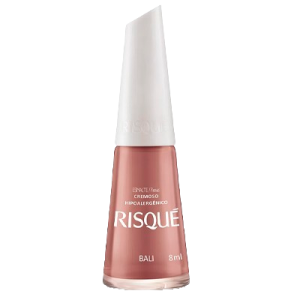 Esmalte Risqué Bali Cremoso 8ml – Nude Rosado com Elegância