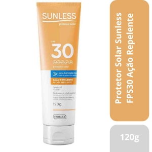Protetor Solar Sunless FPS30  Ação Repelente 120g