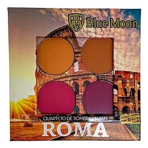 Elegância Sofisticada – Quarteto de Sombras Matte Roma Blue Moon