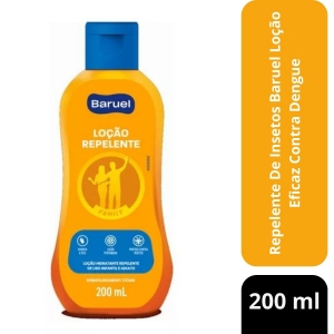 Repelente De Insetos Baruel Loção Eficaz Contra Dengue 200ml