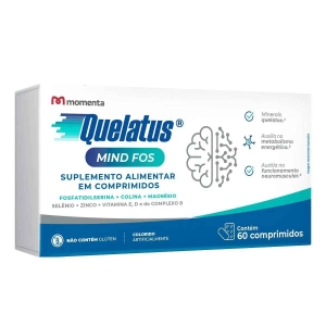 Quelatus Mind Fos 60 Comprimidos – Suporte Cognitivo