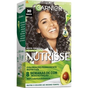Tintura de Cabelo Nutrisse Creme Cor 30 Grafite Garganier
