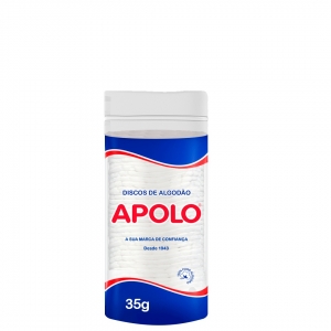 Algodão Apolo Disco Ziplock 35g – Maciez e Praticidade
