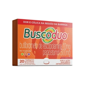 Buscopan Duo Alívio Express – 20 Comprimidos