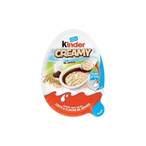 Kinder Creamy Chocolate Recheado com Cacau 19g – Delícia Cremosa