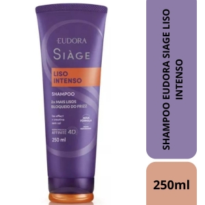 Shampoo Eudora Siàge Nova Formula 2x Mais Lisos 250ml