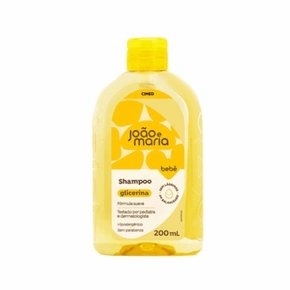 Shampoo Bebê de Glicerina João & Maria – Frasco 200 ml