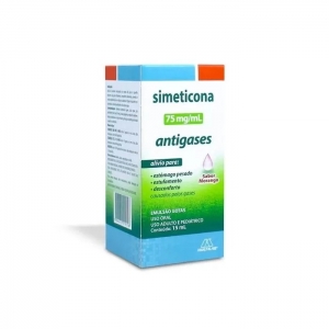 Simeticona Gotas 75mg Sabor Morango 15ml