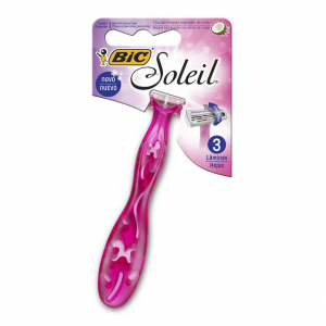 Aparador descartável feminino BIC Soleil com 3 lâminas