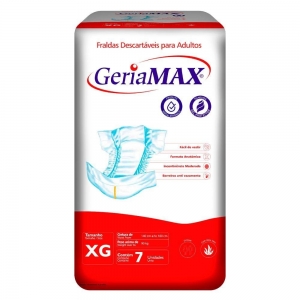 Fralda Geriátrica Geriamax XG Proteção Conforto 7 Unidades
