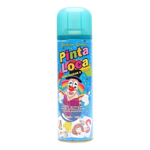 Pinta Loca Tinta Spray de Cor Azul Flash Fashion Colors