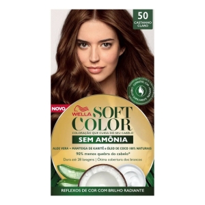 Tinta Soft Color Sem Amônia Cabelo 50 Castanho Claro Wella
